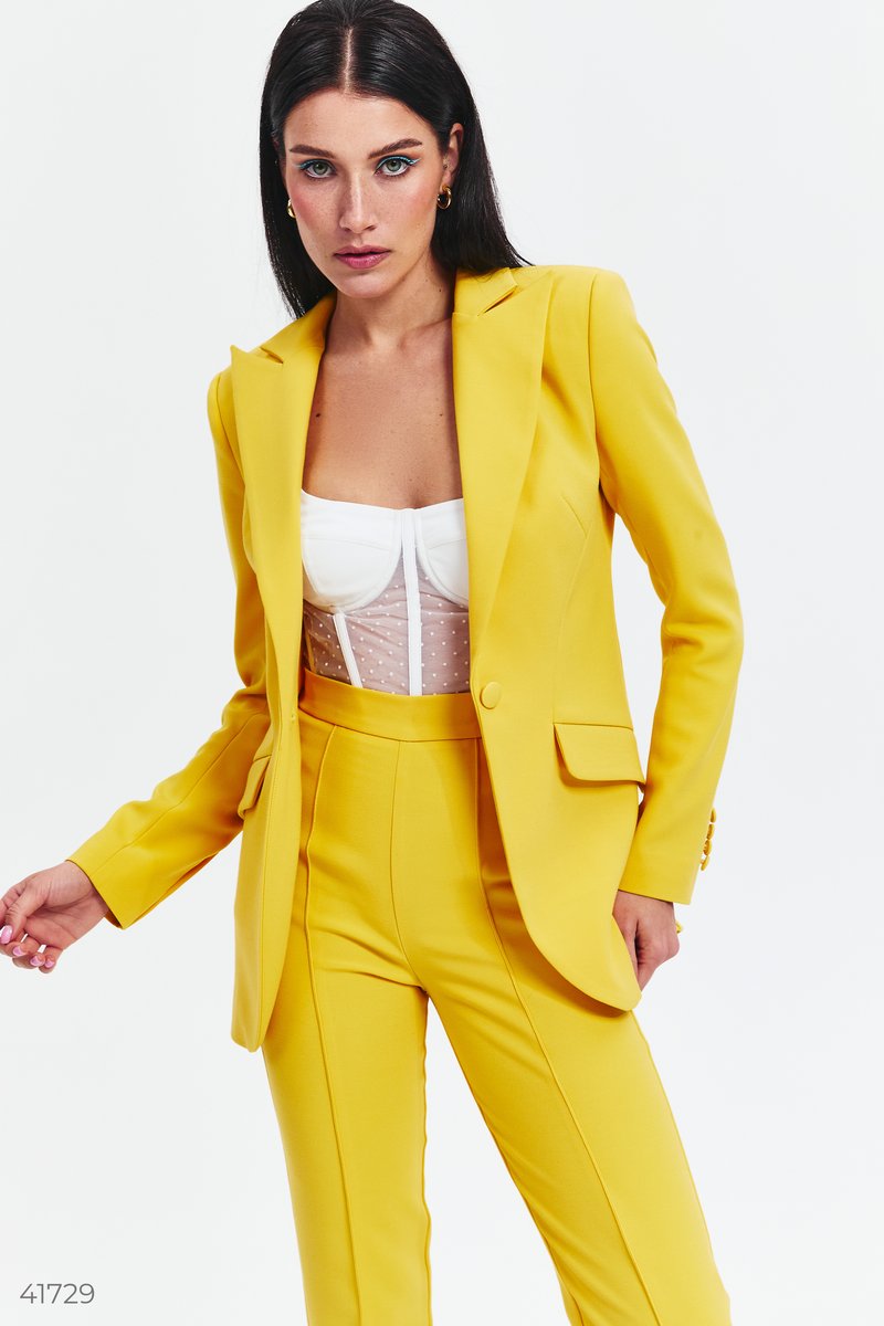 Veste jaune tendance