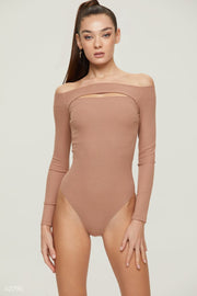 Beige Bodysuit