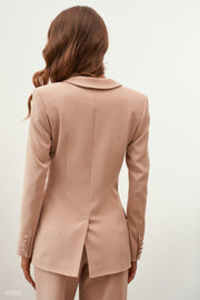 Veste coupe cintrée beige