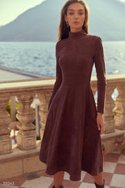 MIDI Dress with Long Sleeves