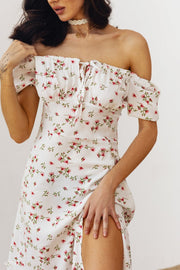 Cotton Off-Shoulder  Dress