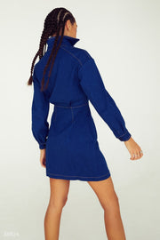 Denim Fitted Dress