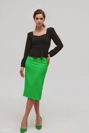 Green Pencil Skirt