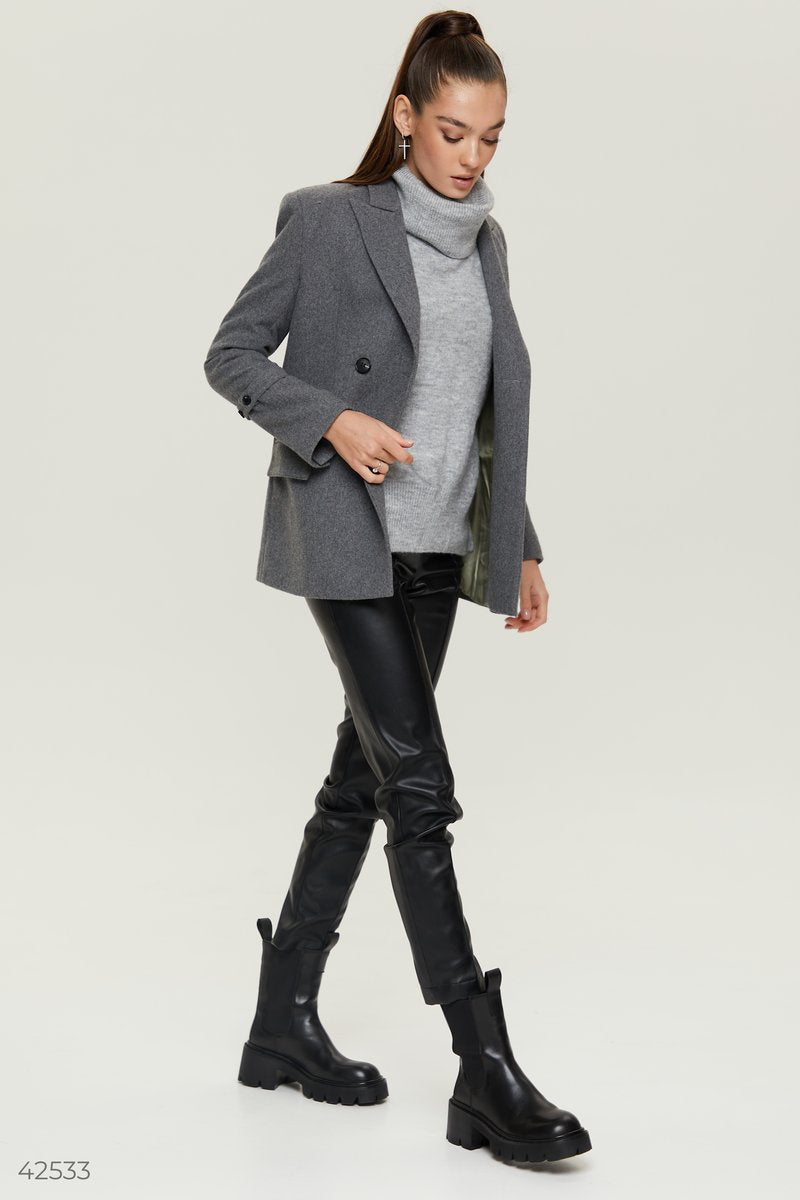 Grey Wool Jacket