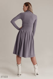 Light Grey Discreet Dress