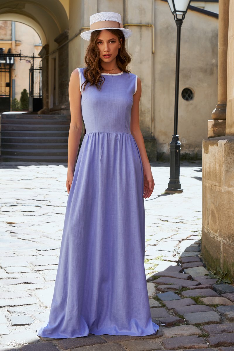 Maxi-Leinenkleid