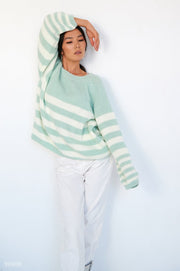 Mint Striped Sweater