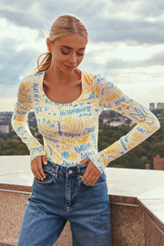 Ukraine Bodysuit Long Sleeve