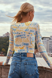 Ukraine Bodysuit Long Sleeve